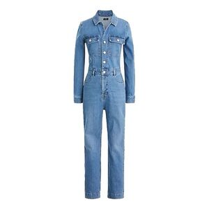 Women's Blue Denim Jumpsuit